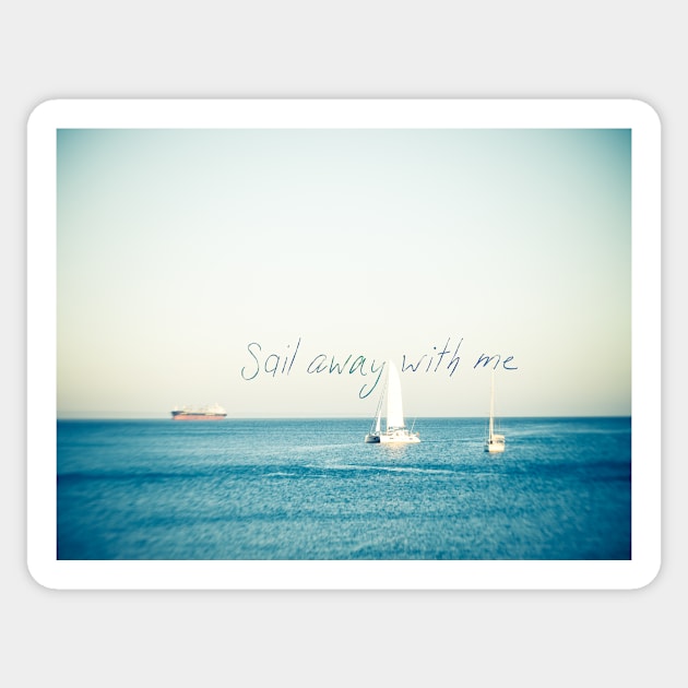 Sail Away With Me Sticker by hextrovert